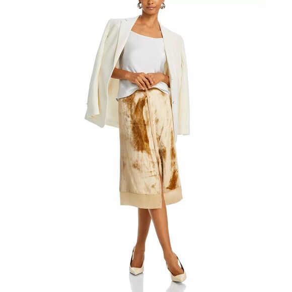 3.1 Phillip Lim Women's Skirt Sz 2 Velvet - Picture 2 of 9